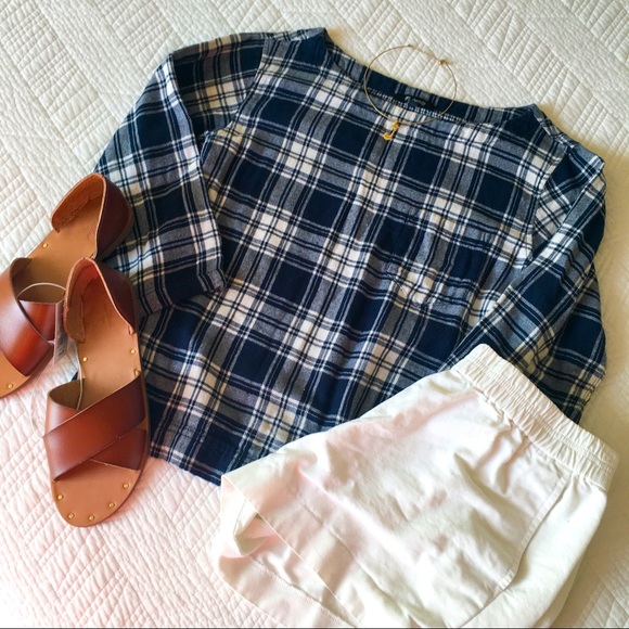 Madewell Herald Tee in Curtis Plaid - Picture 3 of 10